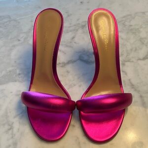 Gianvito Rossi Bijoux pink heels 9 1/2